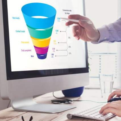 Embudo de ventas para comercios locales